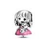925 Silver Boy And Girl Sisters Couples Dangle Charms Fit Charm Bracelet Beads Jewelry Making 