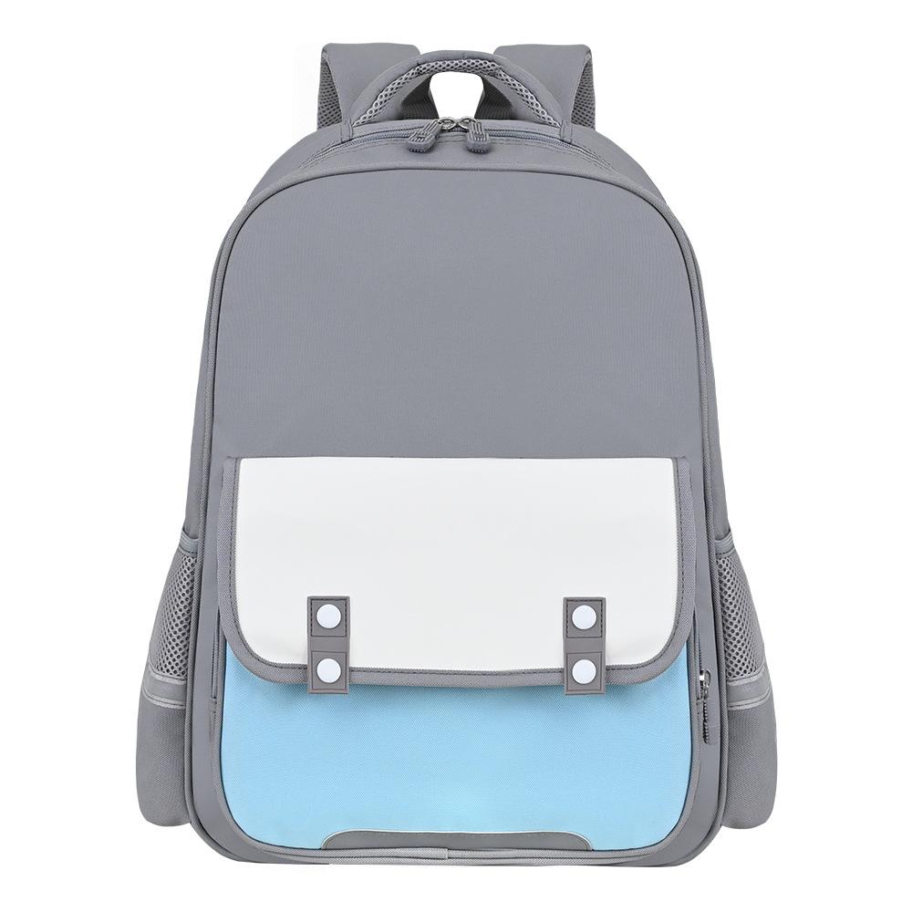 

Школьный рюкзак для детей начальной школы, детский рюкзак для детского сада, для тренировок, для дополнительных занятий Large (42 * 26 * 15cm) серый