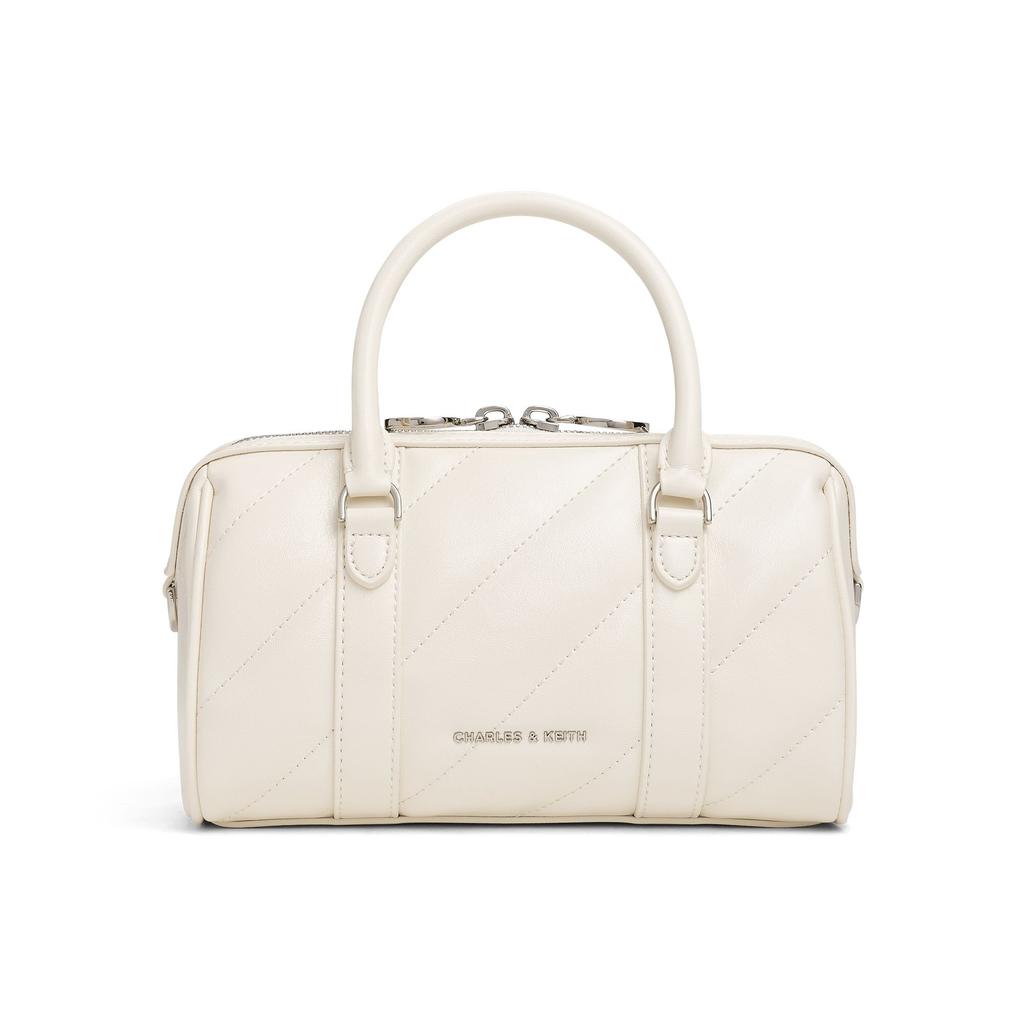 Charles & Keith Multi-Way Chain PU Boston Bag Women handbags CK2-30151559