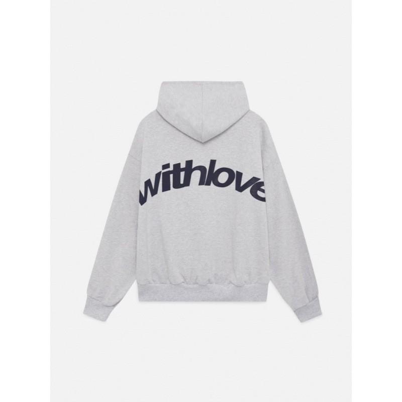 Womens Oversized Hooded Sweatshirt With Bold Letter Print Streetwear Long Sleeve Pullover Loose Fit Retro Style