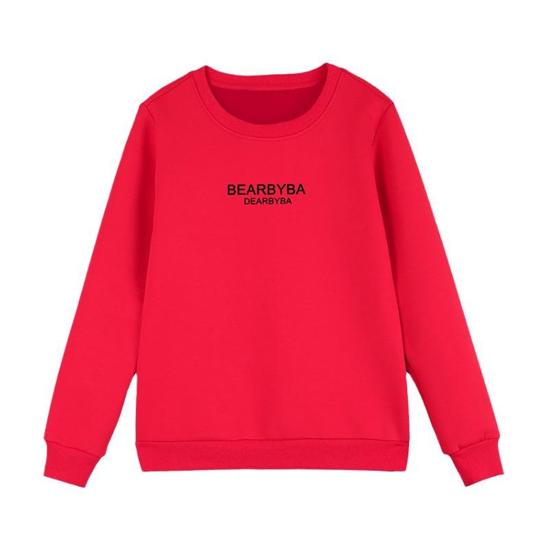 Hanorac cu guler rotund pentru femei – Primăvară/Toamnă 2025, mânecă lungă, top elegant din catifea