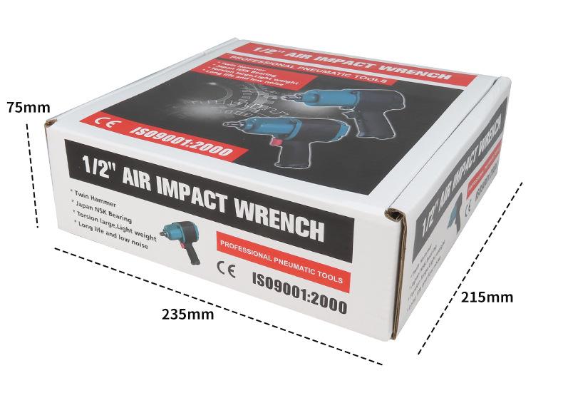 Gaobao Industrial-Grade 1/2-Inch Pneumatic Wrench for Auto Repair and Tire Maintenance