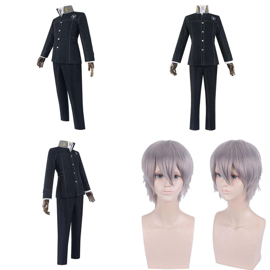 Persona 4 Gold Edition Kostium Cosplay Narokami Yuu Wykwintny i Oddychający Design Dla Fanów Anime