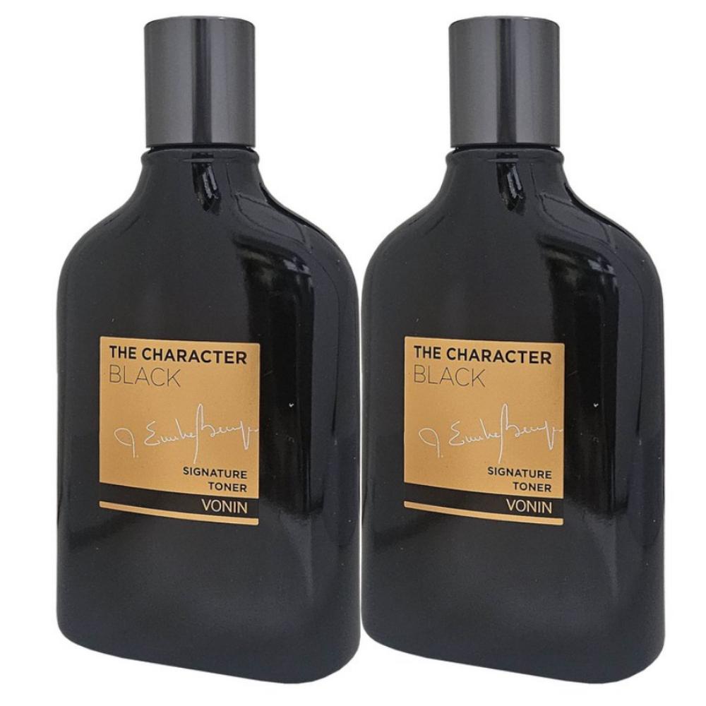 Vonin The Character Black Signature Toner 140ml x 2pcs