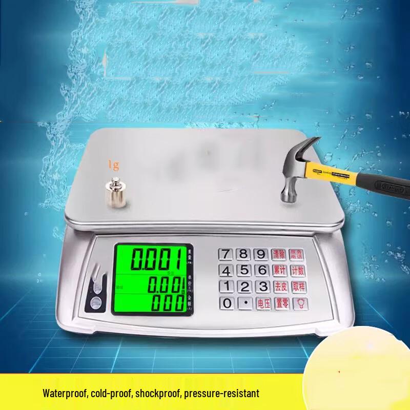 CHUGOUXIANG Small Digital Scale CN plug (adapter included)