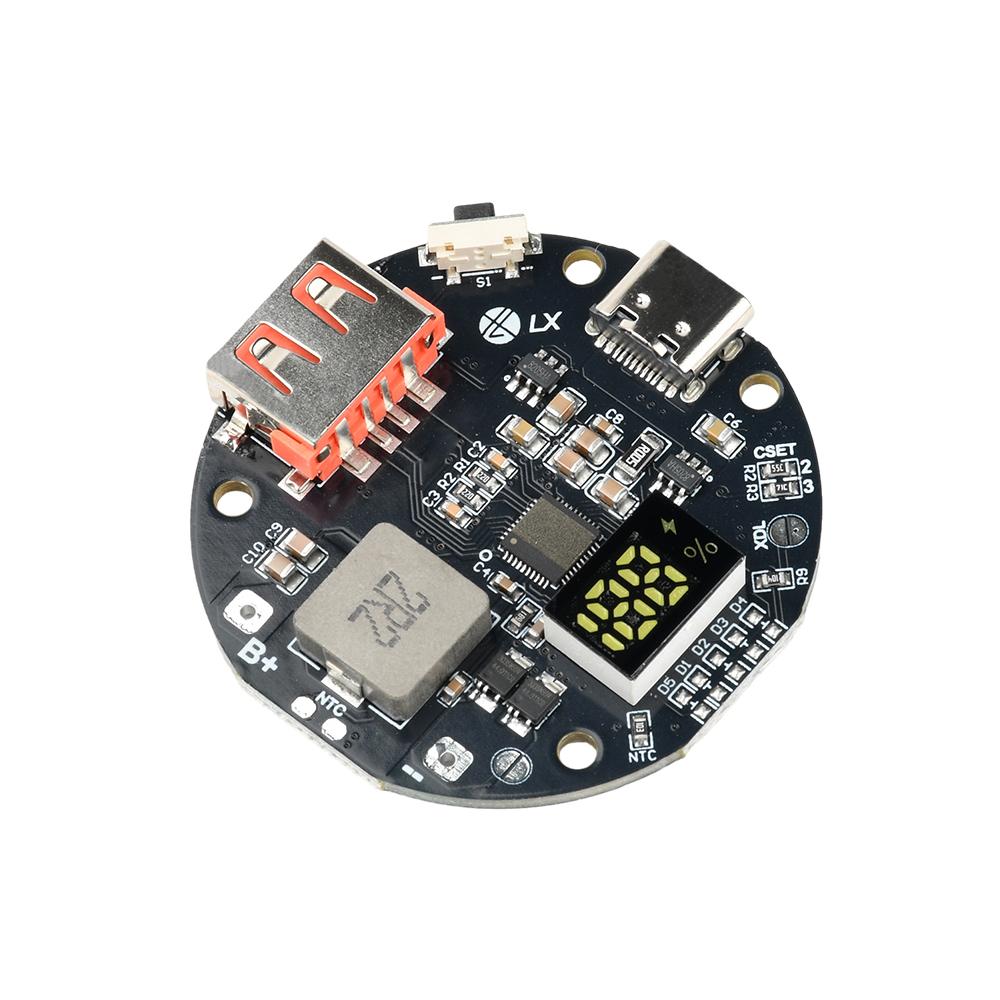 22.5W Power Bank Bidirectional PD/QC Fast Charging Mobile Power Module Circuit Board For 3.2V Lithium Iron Phosphate DIY Board