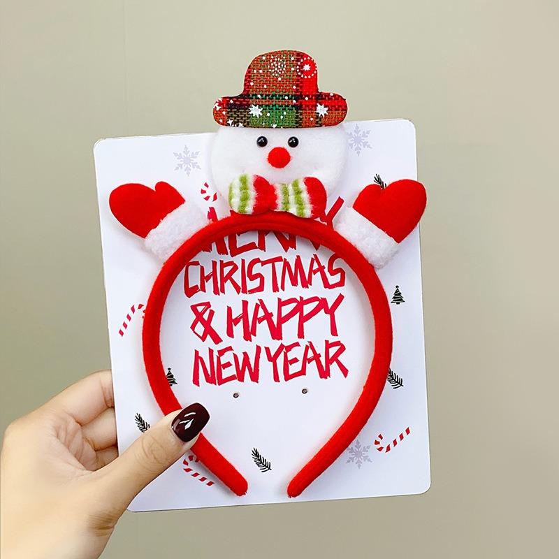 

1pc Cute Christmas Headbands Festive Designs Reindeer Antlers Christmas Perfect Hair Accessories Holiday Parties Celebration