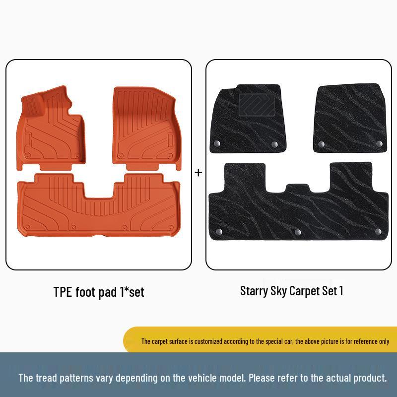 Li Auto L7 All-Weather TPE Floor and Trunk Mats (2023-2024 Models)