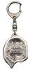 Lhasa Apso - Silver-plated key ring with dog, handbag decoration, backpack pendant by Art-Dog brand