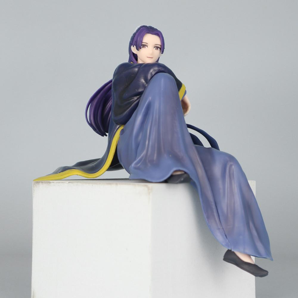 Die Apotheker-Tagebücher Jinshi Sitzende Pose Anime Figur PVC Modell Spielzeug Schreibtischornament Sammlerstück Geschenk für Anime-Fans