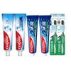 Whitening & Mint Toothpaste Set with Toothbrushes