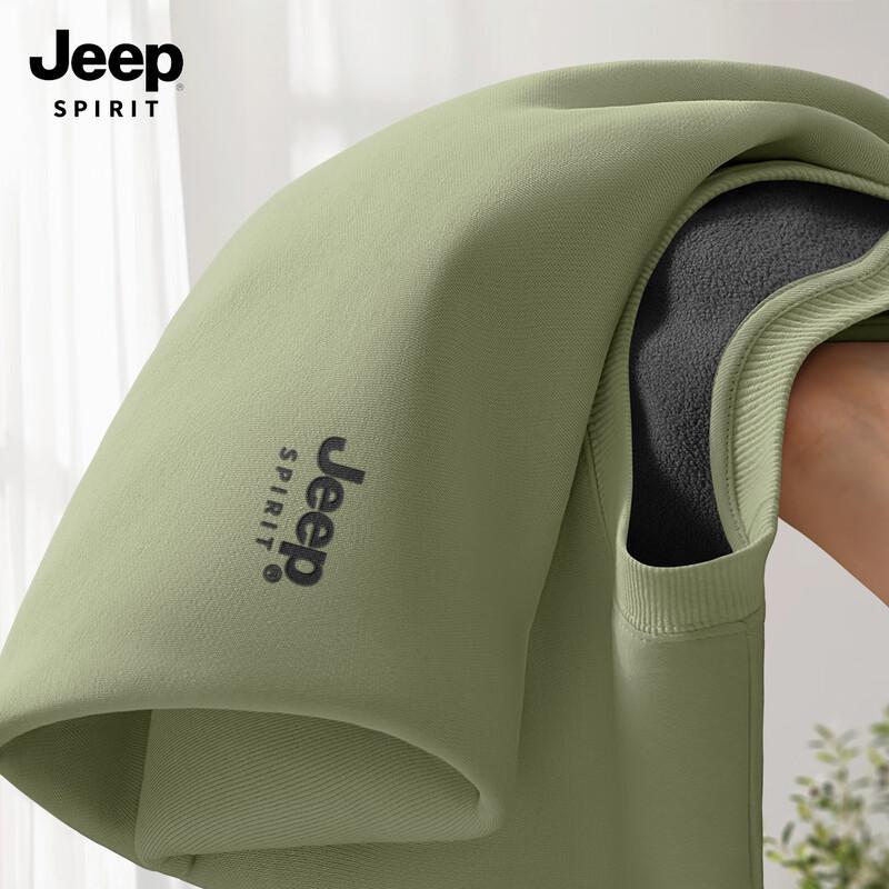 JEEP SPIRIT Herren Winter Warmes Fleece Sweatshirt