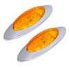 1 Pair 16LED Trailer Indicator Lights With Shockproof And Energy Saving Features for Caravans Trailers, High Visibility