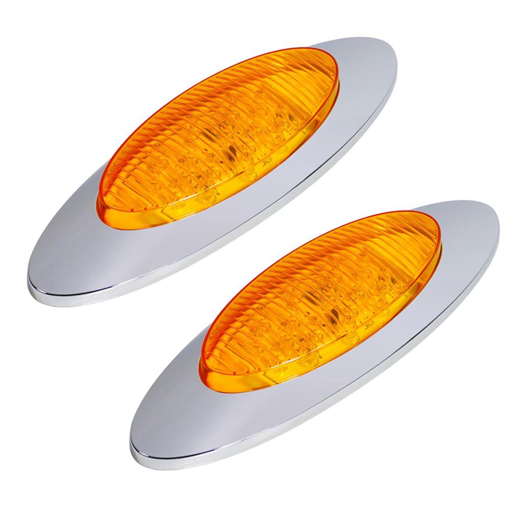 1 Pair 16LED Trailer Indicator Lights With Shockproof And Energy Saving Features for Caravans Trailers, High Visibility