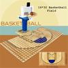 Non-Toxic 1Pc 16*32 Dots Base Plate Basketball Football Baseplate For Figure Field Court Block Diy Toys Christmas Gift For Children