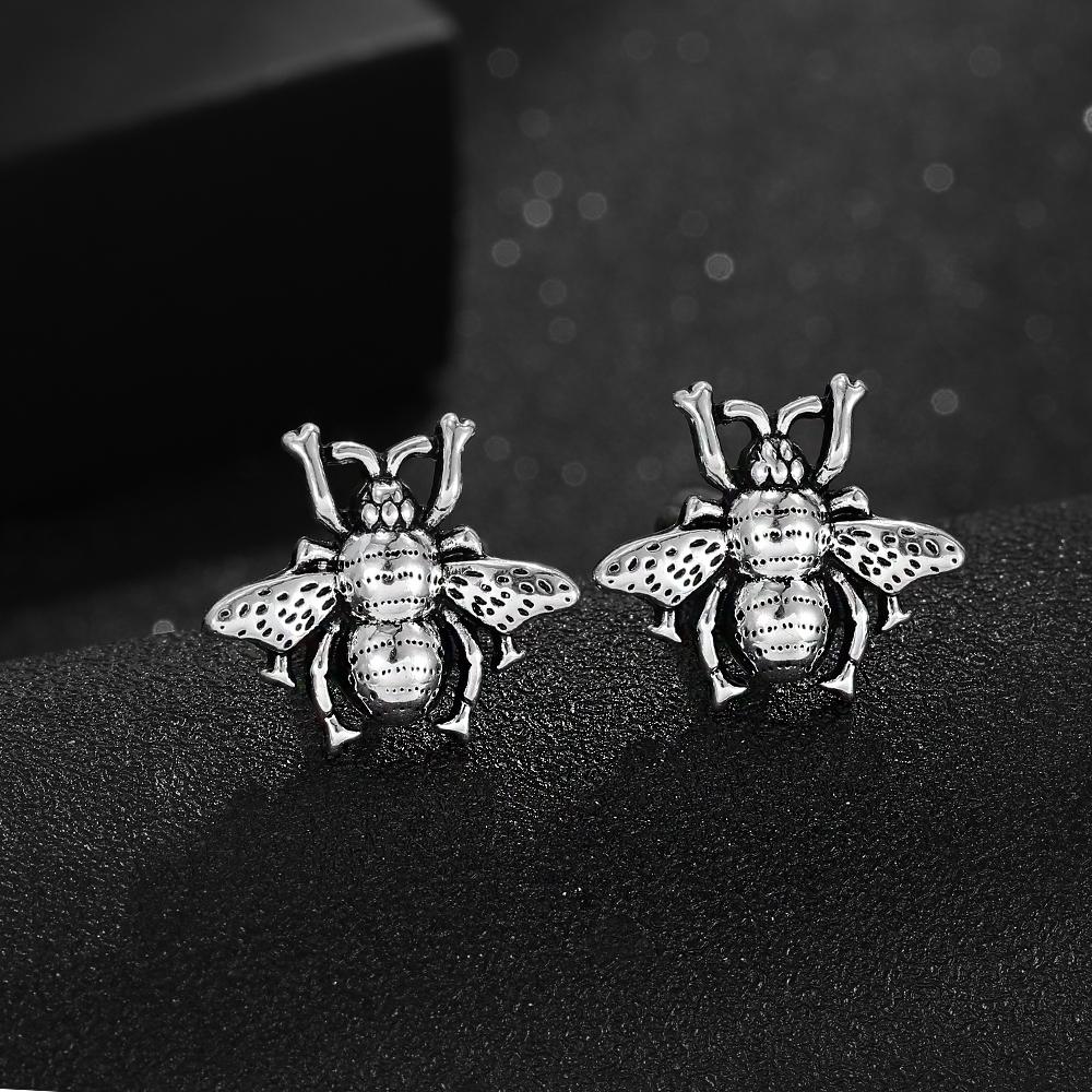 Proud to Bee Collection Cufflinks Ancient Silver Gold Colors Insect Gemelos For Man Boys Shirt Suit Jewelry Accessories