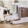 Detachable Automatic Cat Feeder Large Capacity Pet Feeding Drinking Set  Multi-Pet Household