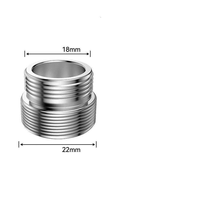 Faucet Adapter 22 Turn Fine Tooth Conversion Thread Accessories 16-32mm Internal And External Faucet Thread Adapter for Plumbing
