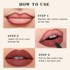 Multifunctional Lip Liner Matte Liquid Lipstick Pen Non-stick Cup Lip Gloss Solid Color Lip Glaze Pen Long-lasting Waterproof Sweat Makeup