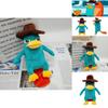 9.8in Perry The Platypus Plush Doll Soft Stuffed Animal Toy Kids Xmas Gift