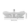 60W Power LED Deckenventilator Doppelblatt Fernbedienung Ventilator Super Wind Doppelreihenventilator Heimgebrauch