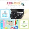 Compatible with King Jim Tepra PRO ST9KW Strong [Ink Chips] Tape, Adhesive, Transparent/Black Text, 9mm, 3-Pack