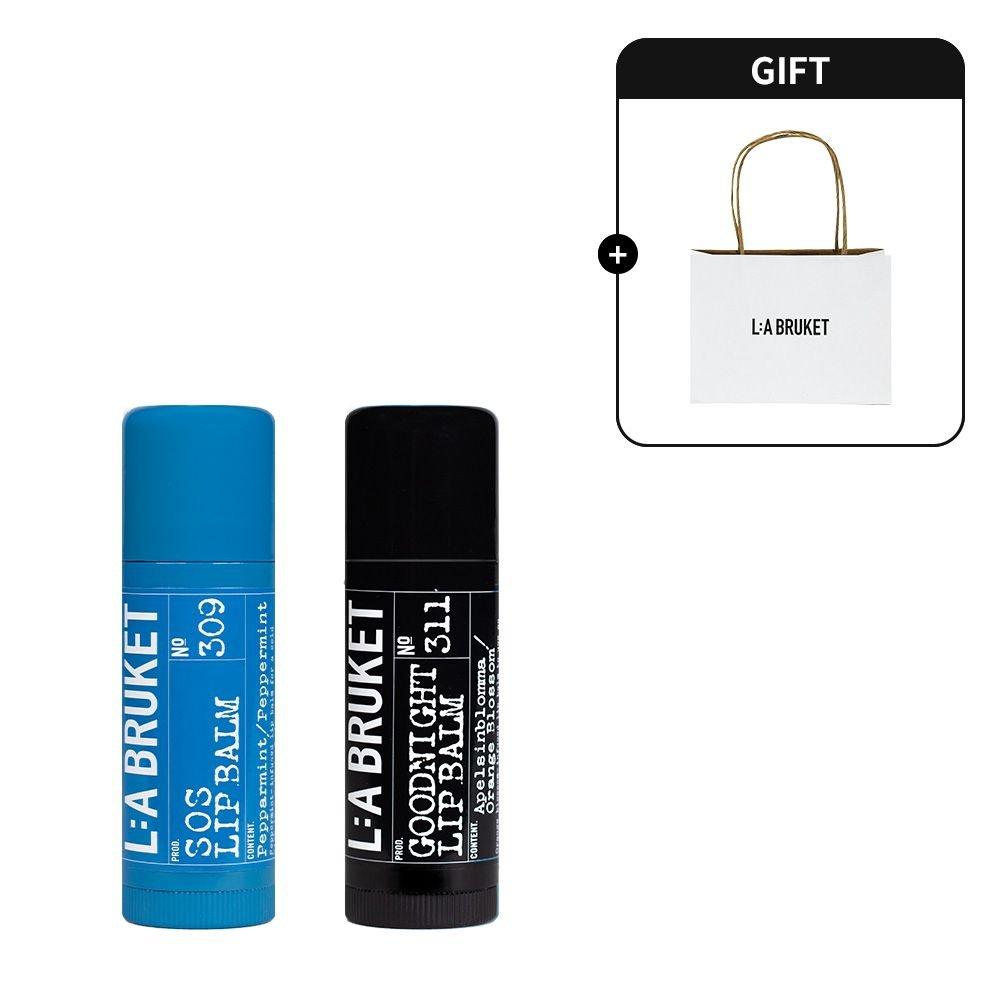 SOS & Goodnight Lip Balm Duo (+Shopping Bag)