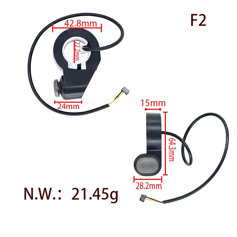 

NANNBO F2/F2Plus E-Scooter Turn Signal & Light Switch Button