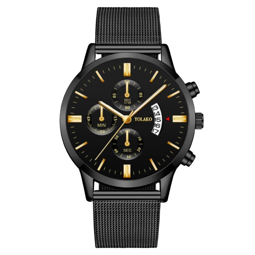Mens Leather Business Fashion Watch Strap Watch For Gift Giving