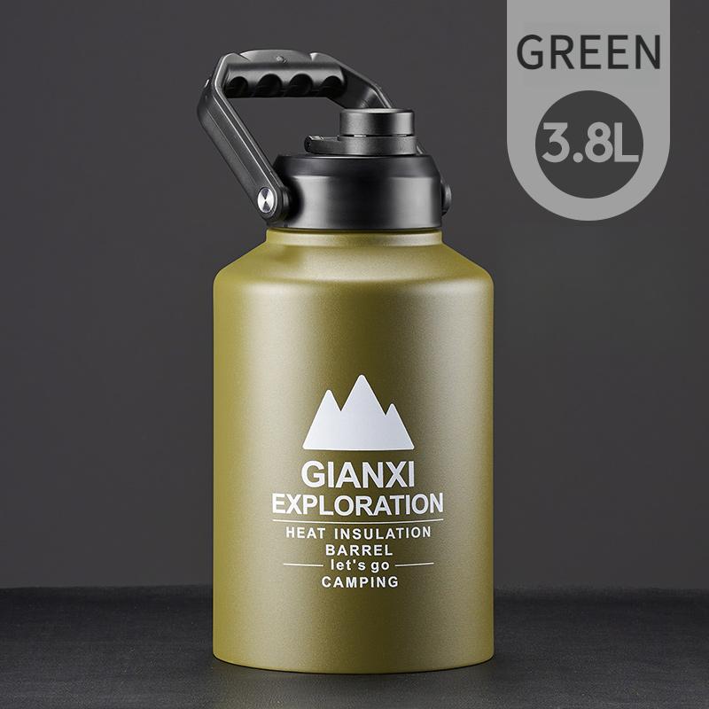 Stainless Steel Insulation Bucket Large Capacity Portable Ice Bucket Camping Large Bottle Mouth Ice Insulation Pot