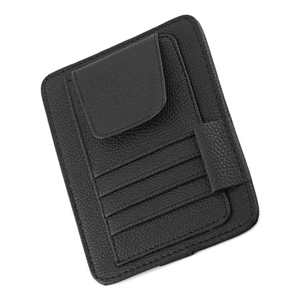Auto Car Sun     Pouch Bag Card Storage Glasses Holder Clip Black
