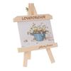 Holz Mini Bilderrahmen Display Kreativer Hochzeitsfeier Foto Ständer Halter Kinder Malerei Basteln