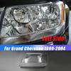 WO-Side For Jeep Grand Cherokee 1999-2004 Car Headlight Lens Cover Head Light Lamp Lampshade Front Light Shell Cover