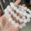 6/8/10/12mm Natural White Jade Jasper Elastic Bracelet Charms Luxury Fine Jewelry Couple Personalized Beaded Bangle Men Women