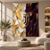 Dekoratives Wandbehang, Juventus FC Aufdruck Wandkunst, Leichte Wanddekoration Für Schlafzimmer Hintergrund