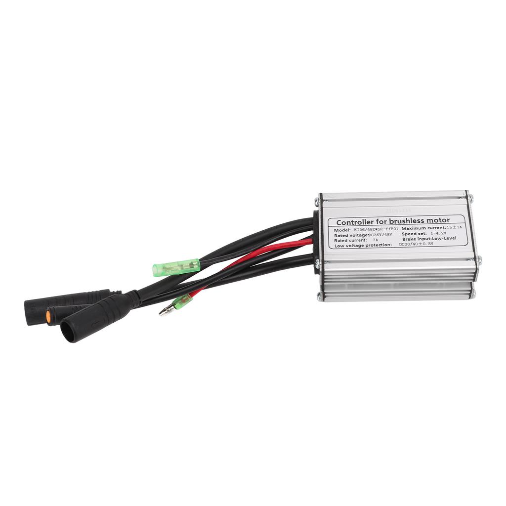 36V 48V 250W Brushless Motor Controller Kit 15A Controller LCD4 Panel 130X Thumb Throttle 8C Power