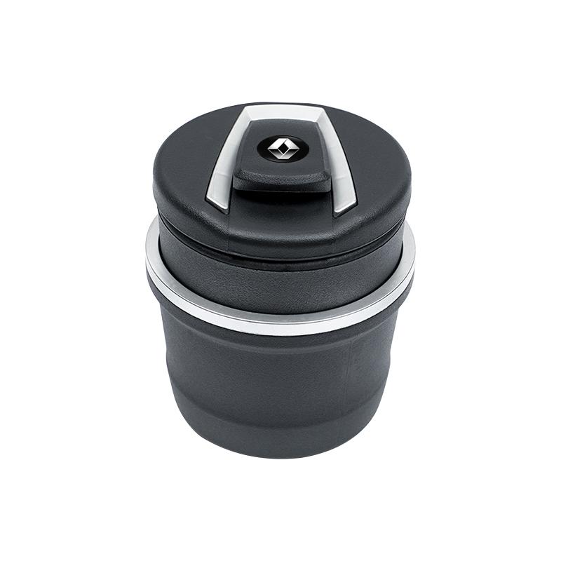 

2026 Hot For Renault Interior Stickers Car Ashtray LED Portable Smoke Ashes Cup Holder For Renault Clio Koleos Kadjar Megane Esp чёрный