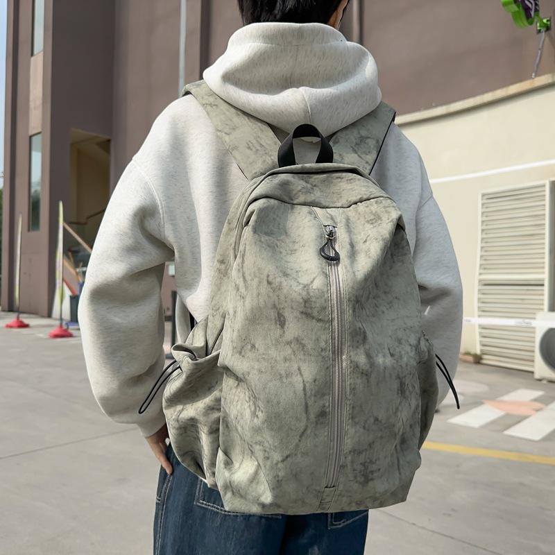 Schultasche Große Kapazität Dunkles Muster Schultasche Mittelschüler Design Sinn Rucksack Oberschüler Paar Werkzeug Wind Computer