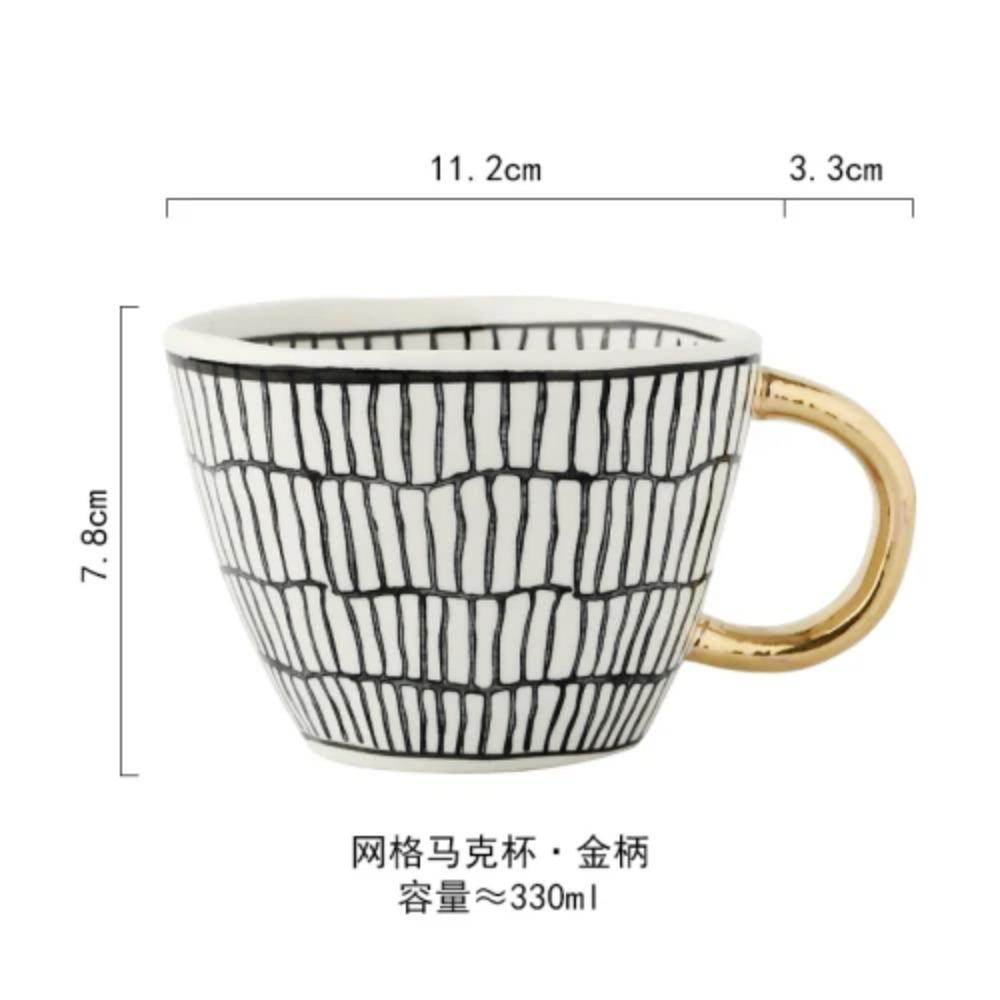 330ml Ceramic Mug with Handle Coffee Cup Afternoon Tea Cup Milk Tea Cups Milk Mug Coffee Mugs Drinkware Teacup Water Cups