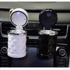 Portable Ashtray for Car Mini Trash Can Detachable Smokeless Ash Tray with LED