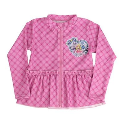 Bandai Kimi to Idol Rashguard Badeanzug 572 Pink [Airin] PreCure Mädchen (100cm/110cm/120cm) (Pink Lila) 69385-07-06