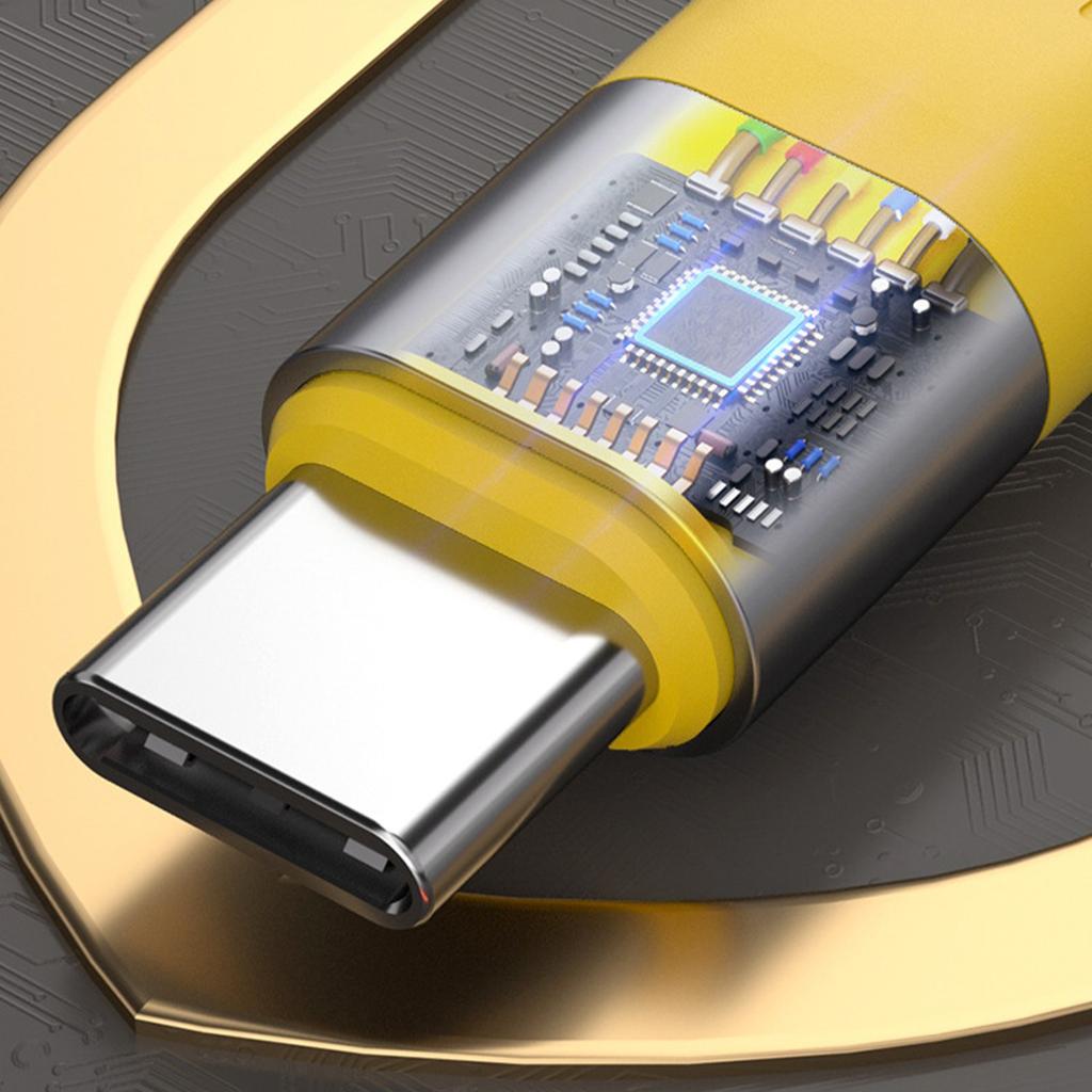 Type C to Type C Ribbon Cable 240W Quick Charging 40Gbps Data Transfer 8K Resolution Output Extension Cable for Phone
