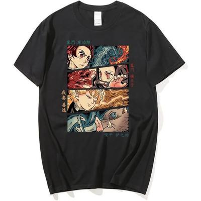 Ubeisy Men Women T-Shirt Kimetsu No Yaiba Kanroji Mitsuri Ulzzang Fashion T-Shirts Summer Casual Tops Tee