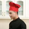 8 Color Chef Hat for Men Kitchen Hotel Supplies Working Pleated Mushroom Cap Adjustable Chefs Uniform Hat Kitchen Tools