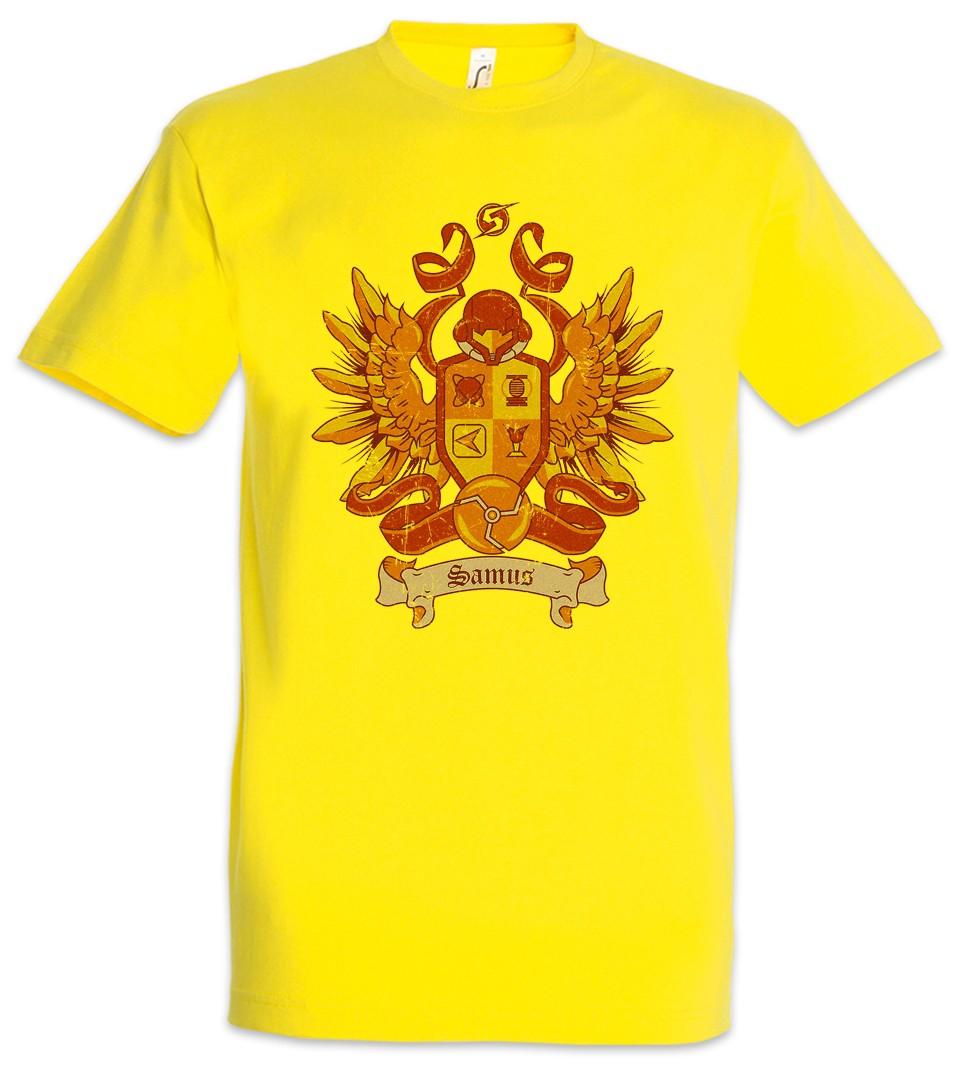 Samus Sprite Mens T-Shirt Mens Womens Tees Top Samus Game Aran Ridley Retro Metroid Shooter Retro M
