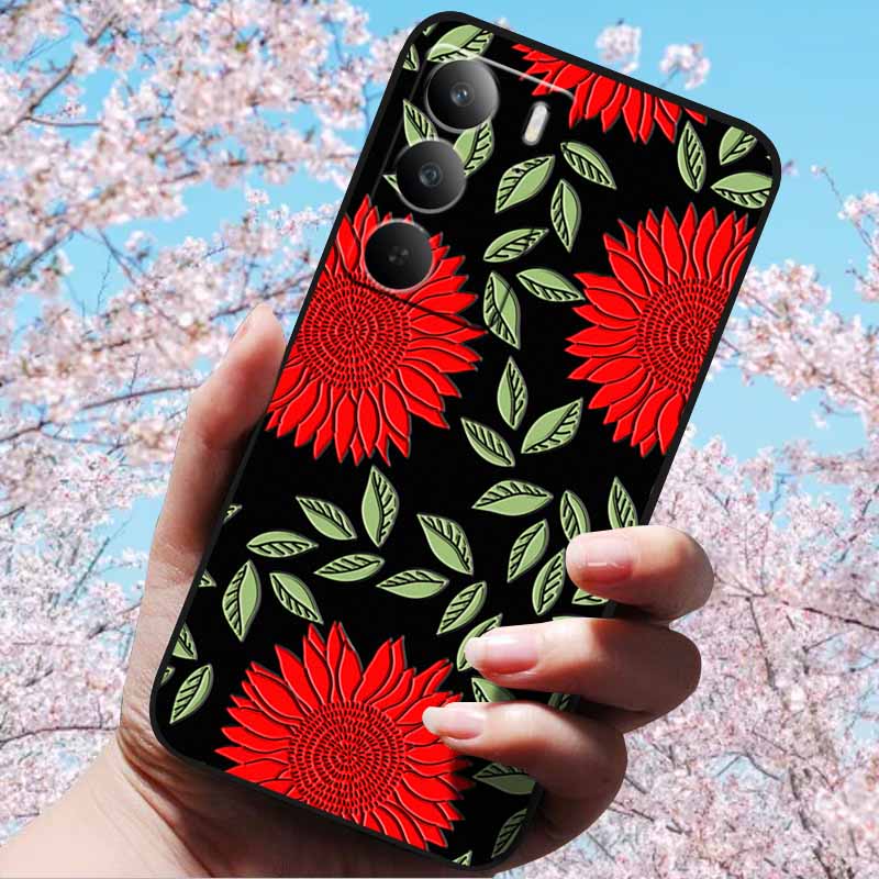 3D Relief Embossed Retro For Realme C75 4G Cases Soft Silicone Back Cover Case For Realme C75 4G 3D TPU Relief Cases 3D C75 C 75