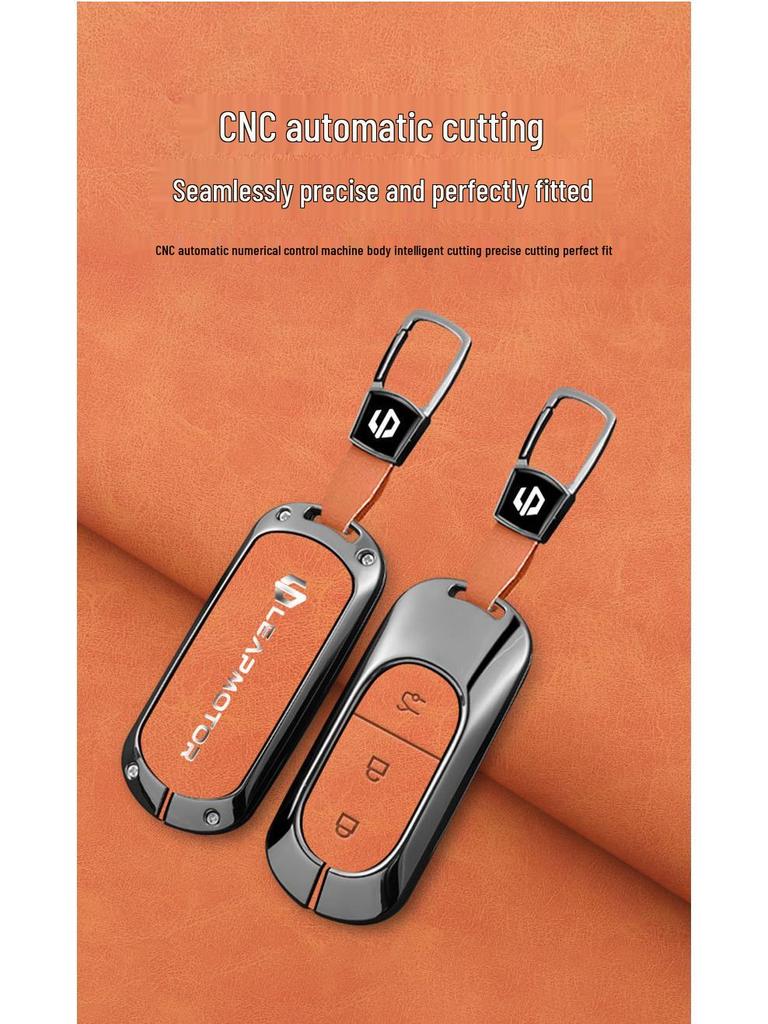 Key Case for 2023 Leapmotor C11/T03/C01 Models: Full Protective Cover for Men and Women with Buckle