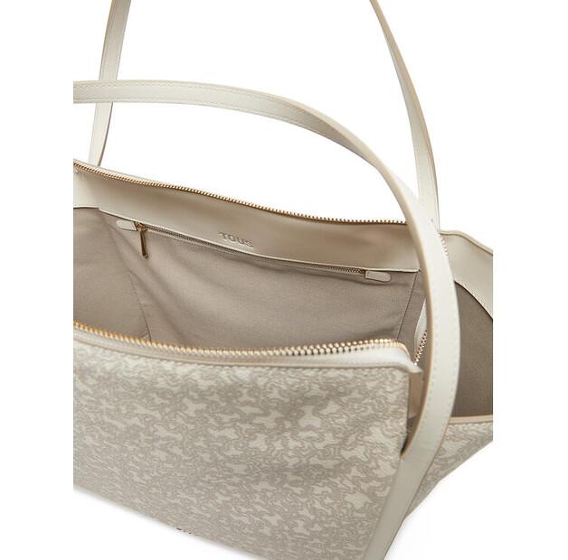 TOUS Kaos Mini Lines 2002183701 Beige Handbag