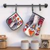 2PS Colorful Roo2PSter De2PSign Heat-Re2PSi2PStant Oven Mitt2PS - 10.6x6.7 Inch Polye2PSter Pothold