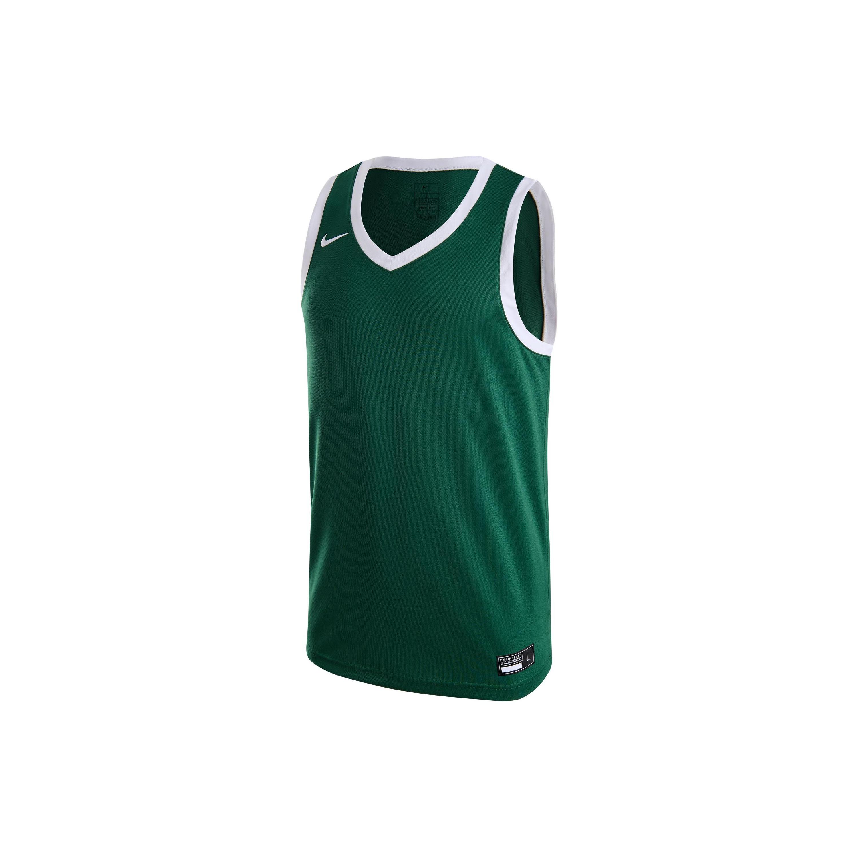 

New Nike DRI FIT CROSSOVER Basketball Jersey Men s Canyon Green/White/White HF0500-342 XL